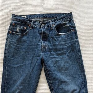 Levi's 501 original high waist straight leg jeans